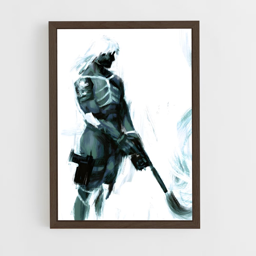 Poster L'Épée de Raiden – affiche Metal gear solid (vue 5)
